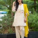 Kala Creation Beautiful Work Kurta And inner Pant And Dupatta Set