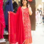 Kala Creation Beautiful Printed V-Neckline Mirror Work Kurta Sharara And Dupatta Set