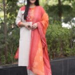 Kala Creation Plain Kurta Pant And Dupatta Set