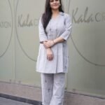 Kala Creation Office Wear Grey Kurti With Pant Co-Ord Set