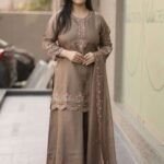 Kala Creation Beautiful Round Neckline Work Kurta Pant And Dupatta Set