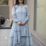 Kala Creation Cotton Printed Anarkali Kurta With Dupatta Set