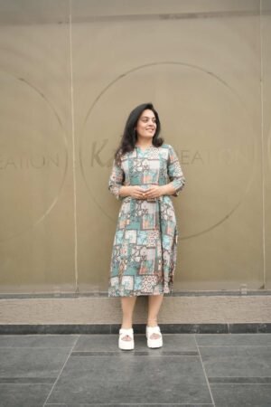 Kala Creation Beautiful A-Line Midi Dress