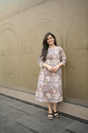 Kala Creation Beautiful A-Line Midi Dress