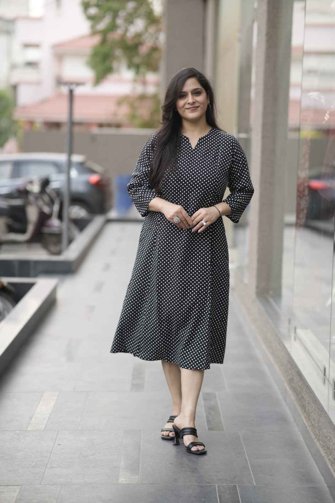 Kala Creation Beautiful A-Line Midi Dress