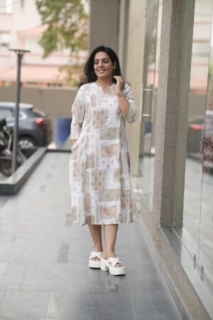 Kala Creation Beautiful A-Line Midi Dress