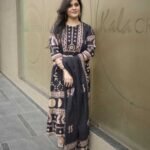 Kala Creation Beautiful Printed Flared Kurta Pant And Dupatta Set