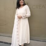 Kala Creation Beautiful Anarkali Kurta Pant And Dupatta Set