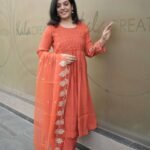Kala Creation Beautiful Anarkali Kurta Pant And Dupatta Set