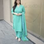 Kala Creation Elegant Straight Cut Kurta V-Neckline Matching Straight Pant And Dupatta Set