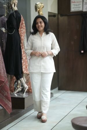 Kala Creation Beautiful White Co-Ord Set