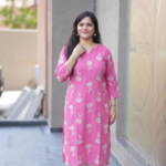Kala Creation Women's Cotton Floral Printed Straight Kurta