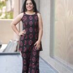 Kala Creation Beautiful Sleeveless Cotton Short Kurta And Pant Set Co-Ord Set