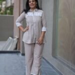 Kala Creation Cotton Co-Ord Set With Lace Embroidery