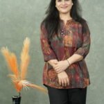 Kala Creation Mirror Work Short Kurti - Elegant Ethnic Top For Women's