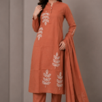 Kala Creation Fancy Beautiful Kurta Pant And Dupatta Set