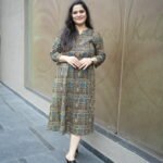 Kala Creation Ethnic Printed Cotton Midi Dress