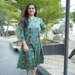 Kala Creation Ethnic Printed Cotton Midi Dress