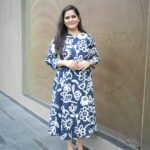 Kala Creation Ethnic Printed Cotton Midi Dress