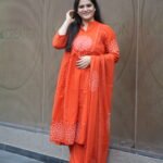 Kala Creation Bandhani Style Printed Ethnic Suit Sets With Matching Dupatta