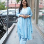 Kala Creation Beautiful Embroidered Neck Yock Work Kurta Pant And Dupatta Set
