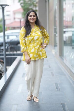 Kala Creation Stylish Ethnic Wear Comfortable Daily Wear Printed Cotton Tops