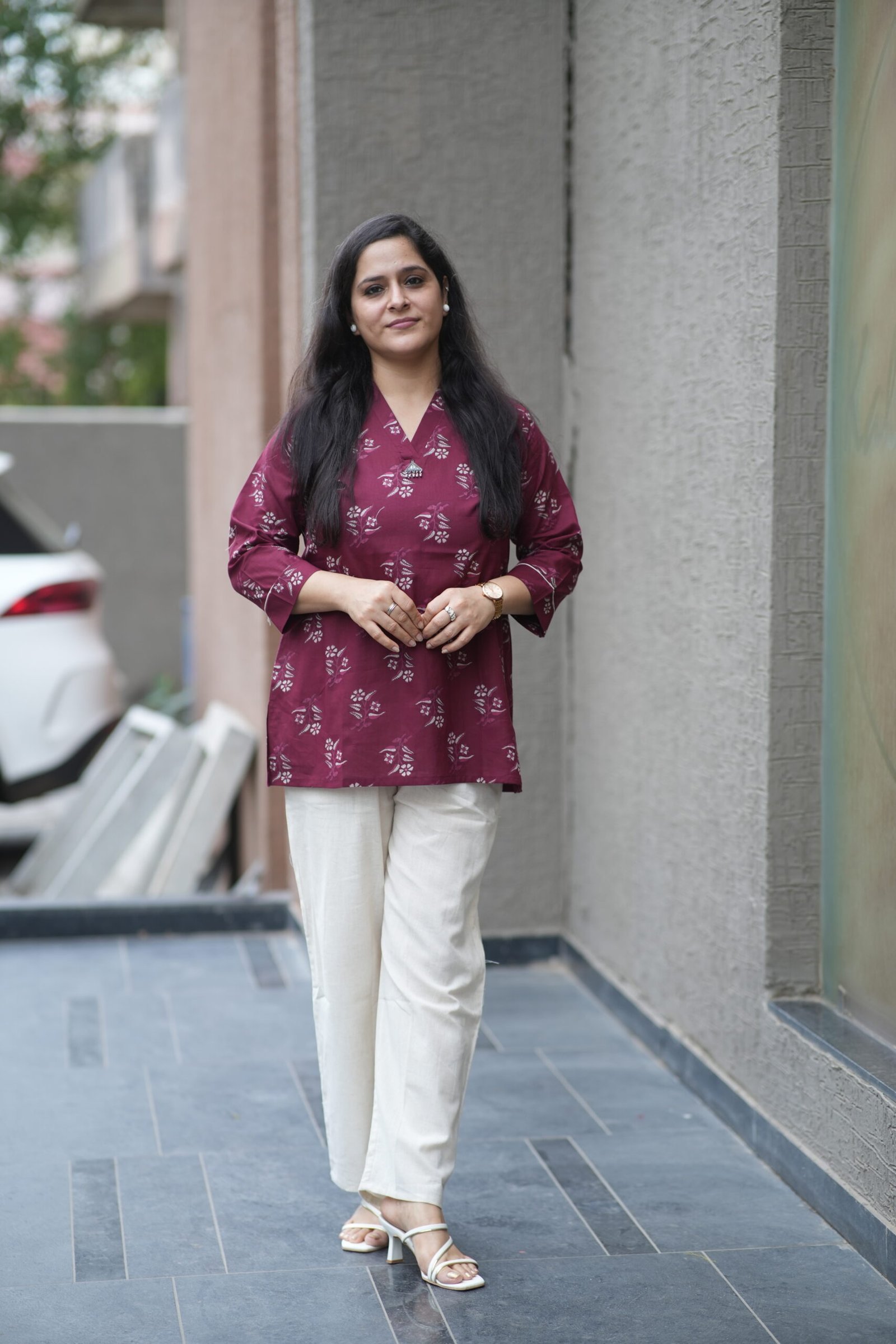 Kala Creation Stylish Ethnic Wear Comfortable Daily Wear Printed Cotton Tops