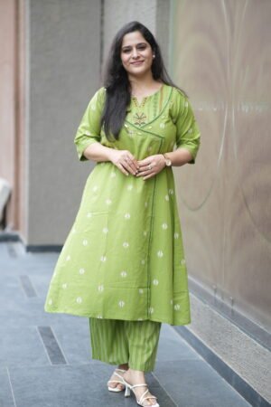 Kala Creation Beautiful Trendy Ethnic Cotton Co-Ord Set