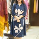 Kala Creation Cotton Stylish Floral Printed Midi Dress