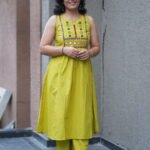 Kala Creation Cotton Beautiful Stylish Mirror Work 2 Piece Ethnic Kurta Sets For Women